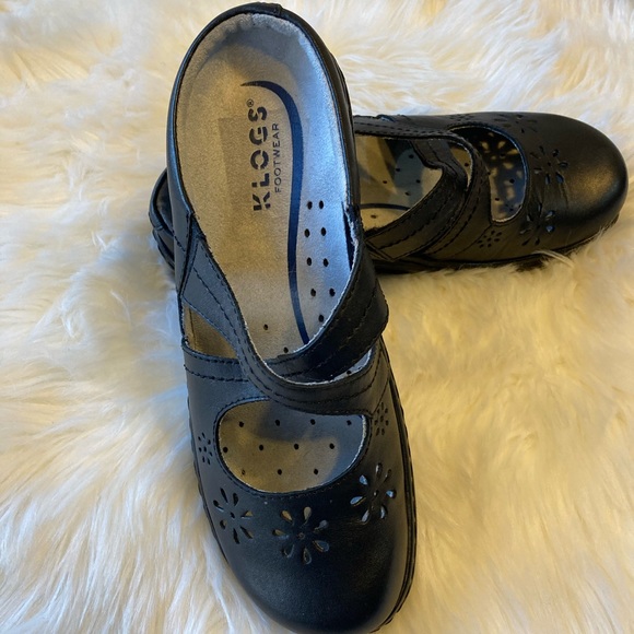 Klogs Carolina Smooth Leather Clogs Size 8 - Picture 10 of 12